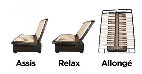 mécanique clic clac assis, relax et allongé